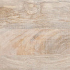 Vitrina 2 pcs Blanco 120 x 33,5 x 75 cm madera maciza de mango