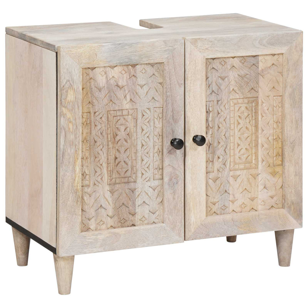 Juego de muebles de baño con cajón 3 pcs Madera de ingeniería