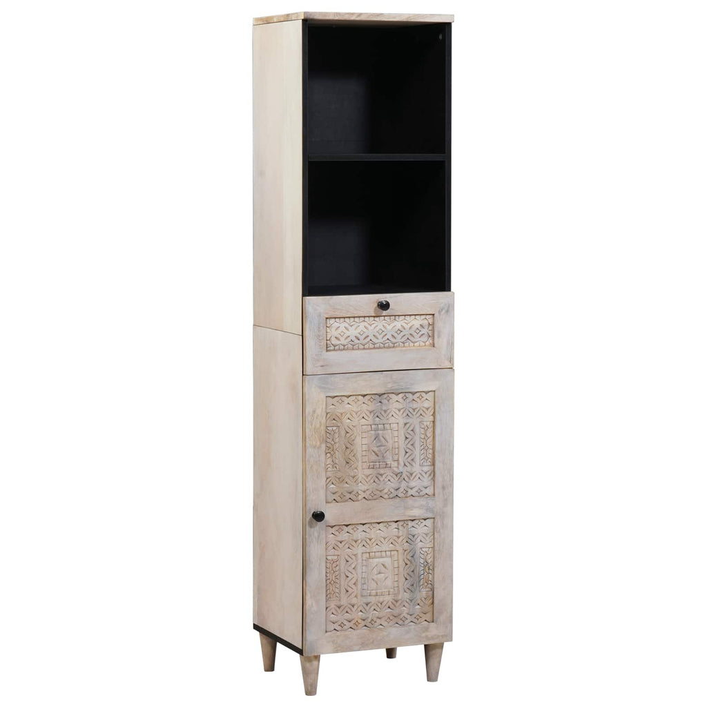 Juego de muebles de baño con cajón 3 pcs Madera de ingeniería