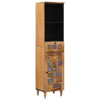 Juego de muebles de baño 4 pcs Natural Madera de mango maciza