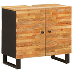 Juegos de Baño con cajón Natural Madera de mango maciza