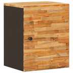 Juegos de Baño con cajón 5 pcs Natural Madera de mango maciza