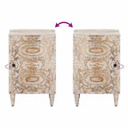 Juego de muebles de baño con cajón 4 pcs Madera de mango maciza