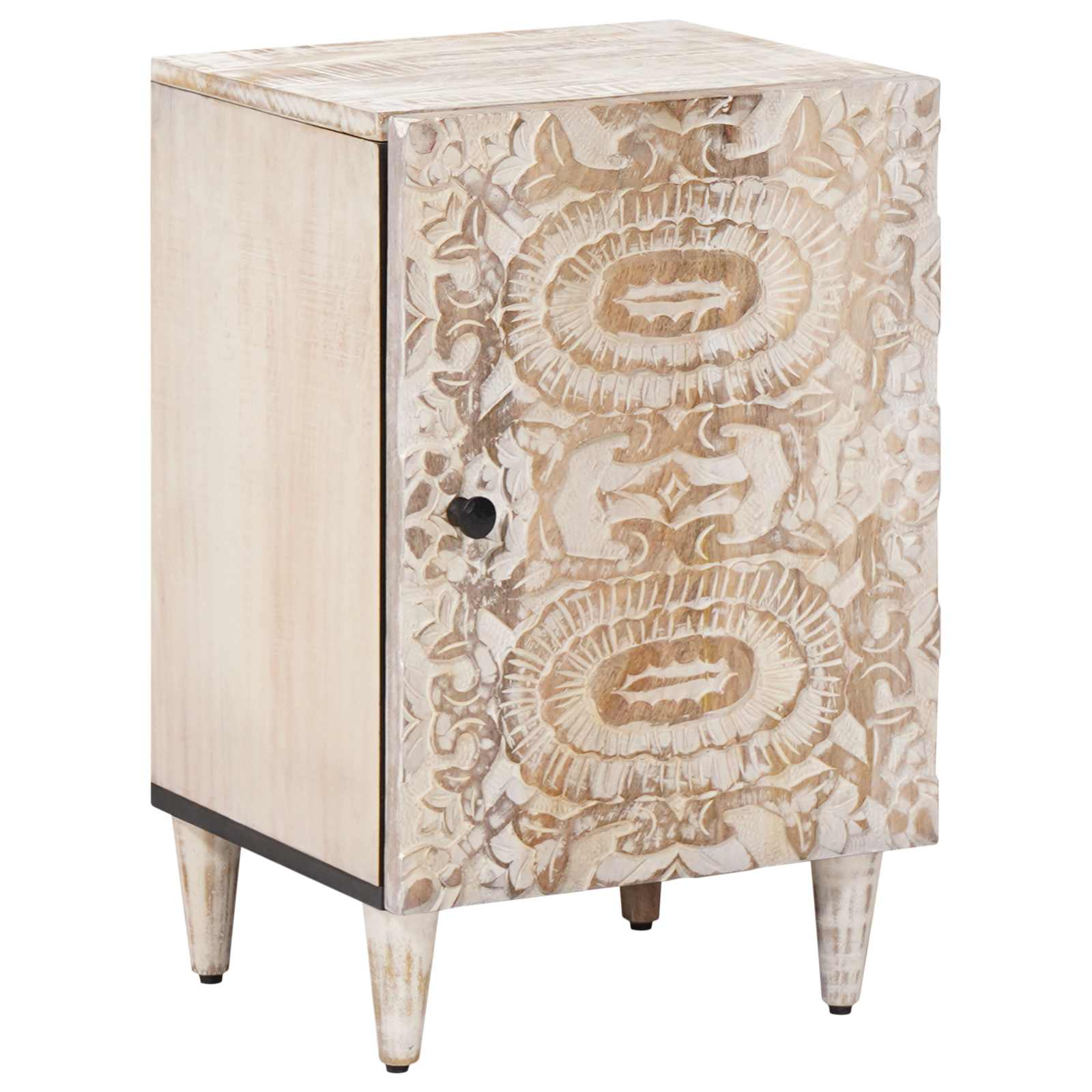Juego de muebles de baño con cajón 5 pcs Madera de mango maciza