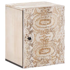 Juego de muebles de baño con cajón 5 pcs Madera de mango maciza