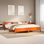 Cama sin colchón blanca 180x200 cm madera de ingeniería