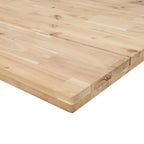 Banco de trabajo madera maciza acacia rectangular 100x60x83 cm