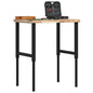 Banco de trabajo madera maciza acacia rectangular 100x60x83 cm