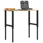 Banco de trabajo madera maciza acacia rectangular 100x60x83 cm