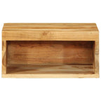 Muebles de TV de pared 2 uds madera maciza de acacia