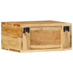 Muebles de TV de pared 2 uds madera maciza de acacia
