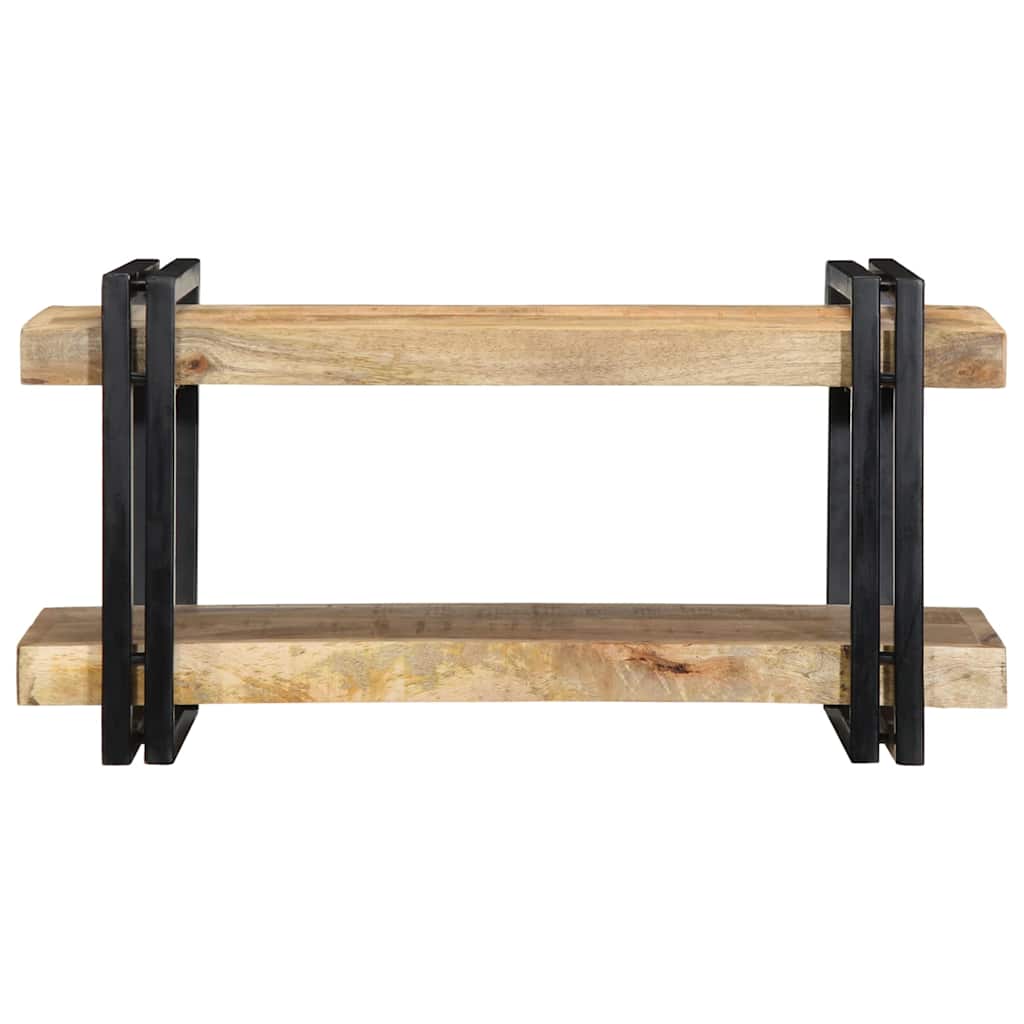 Estante de pared madera maciza de mango 70x33x35 cm