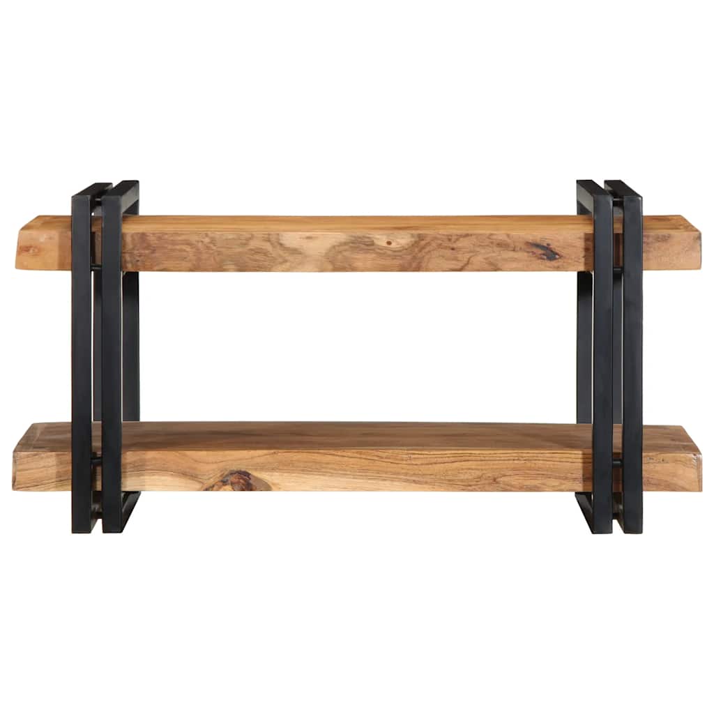 Estante de pared madera maciza de acacia 70x33x35 cm