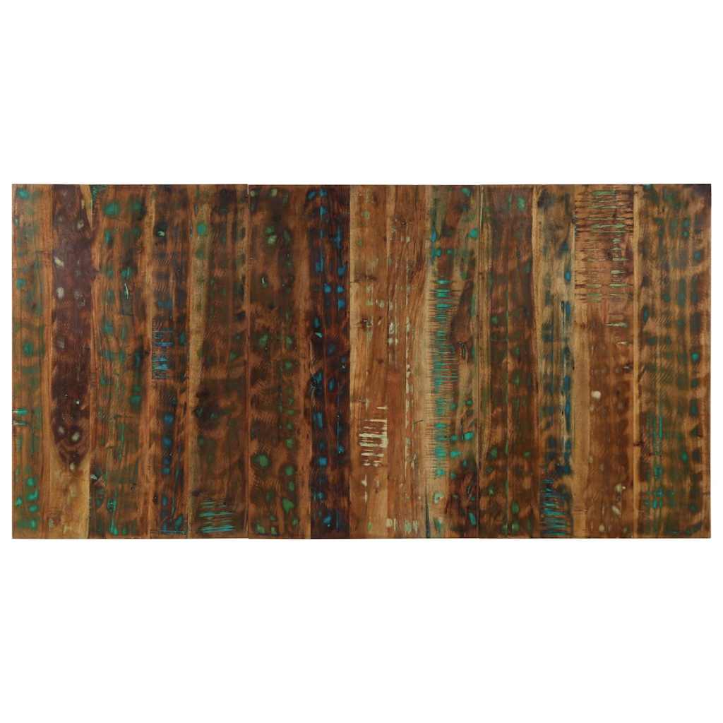 Cabecero 100 cm Madera Maciza Acacia y Hierro
