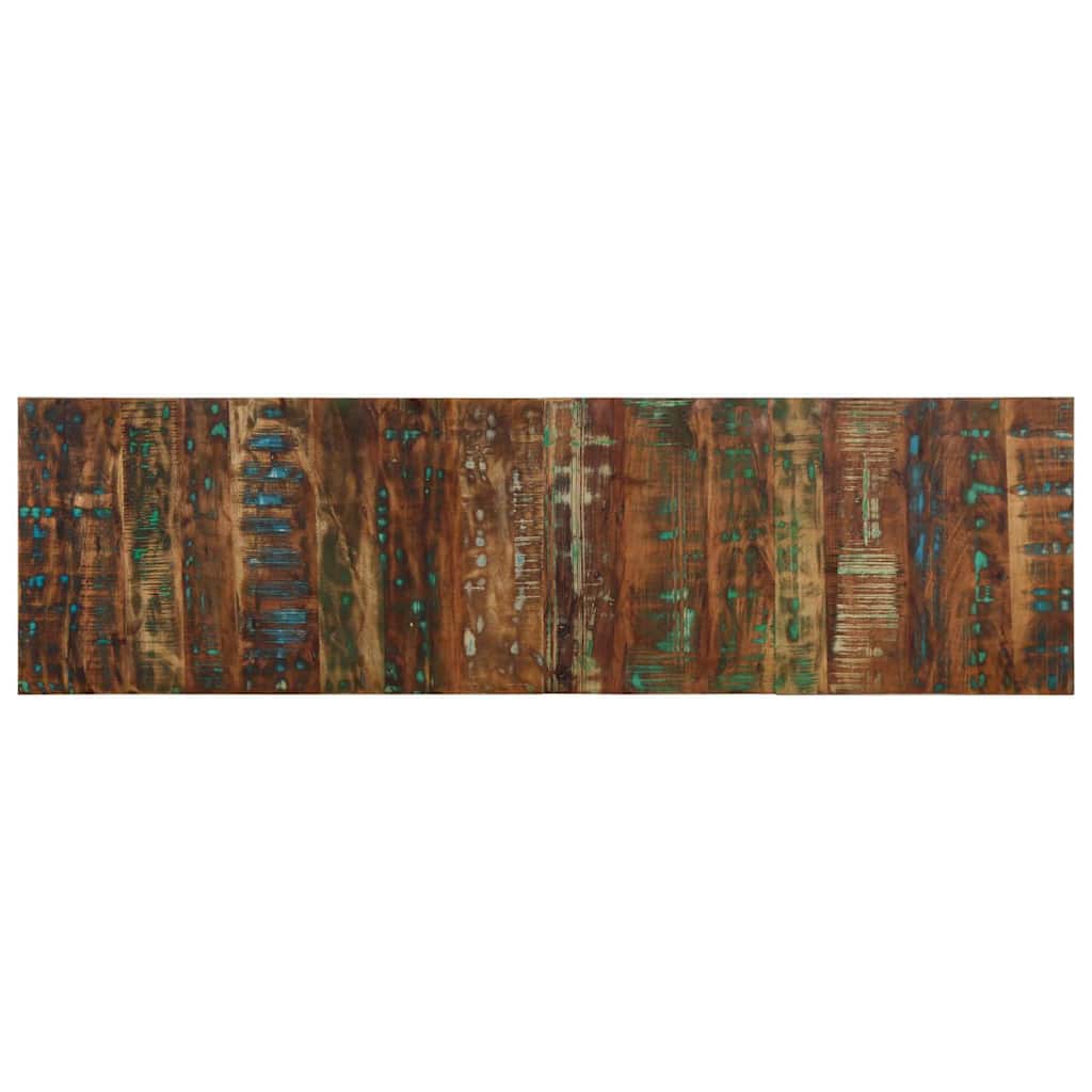 Cabecero 100 cm Madera Maciza Acacia y Hierro