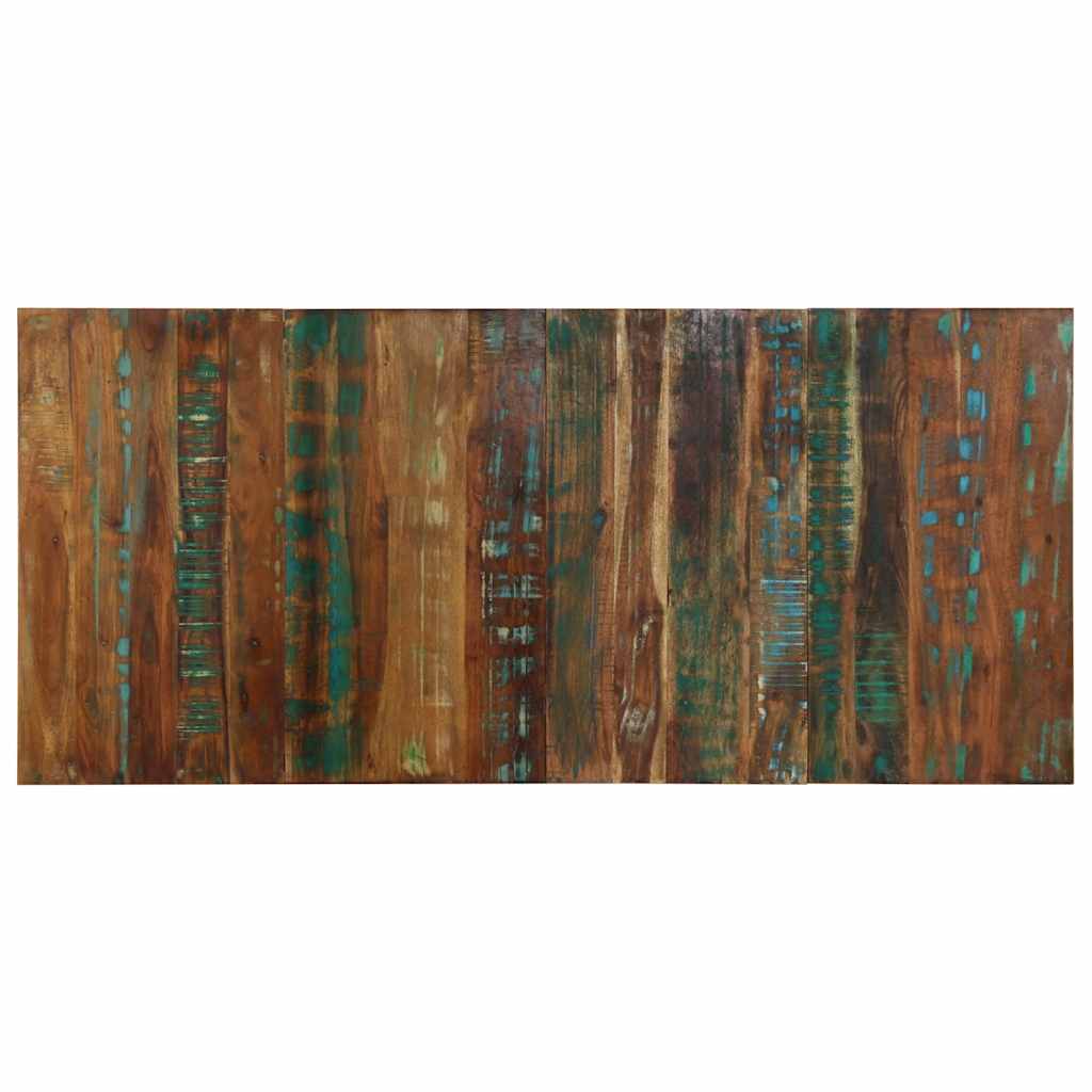 Cabecero 100 cm Madera Maciza Acacia y Hierro
