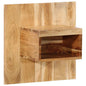 Mesita de noche de pared roble artisan 38x34x40 cm