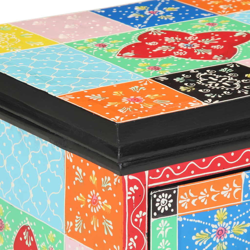 Armario de Noche con cajón 2 pcs Multicolor 40 x 35 x 45 cm