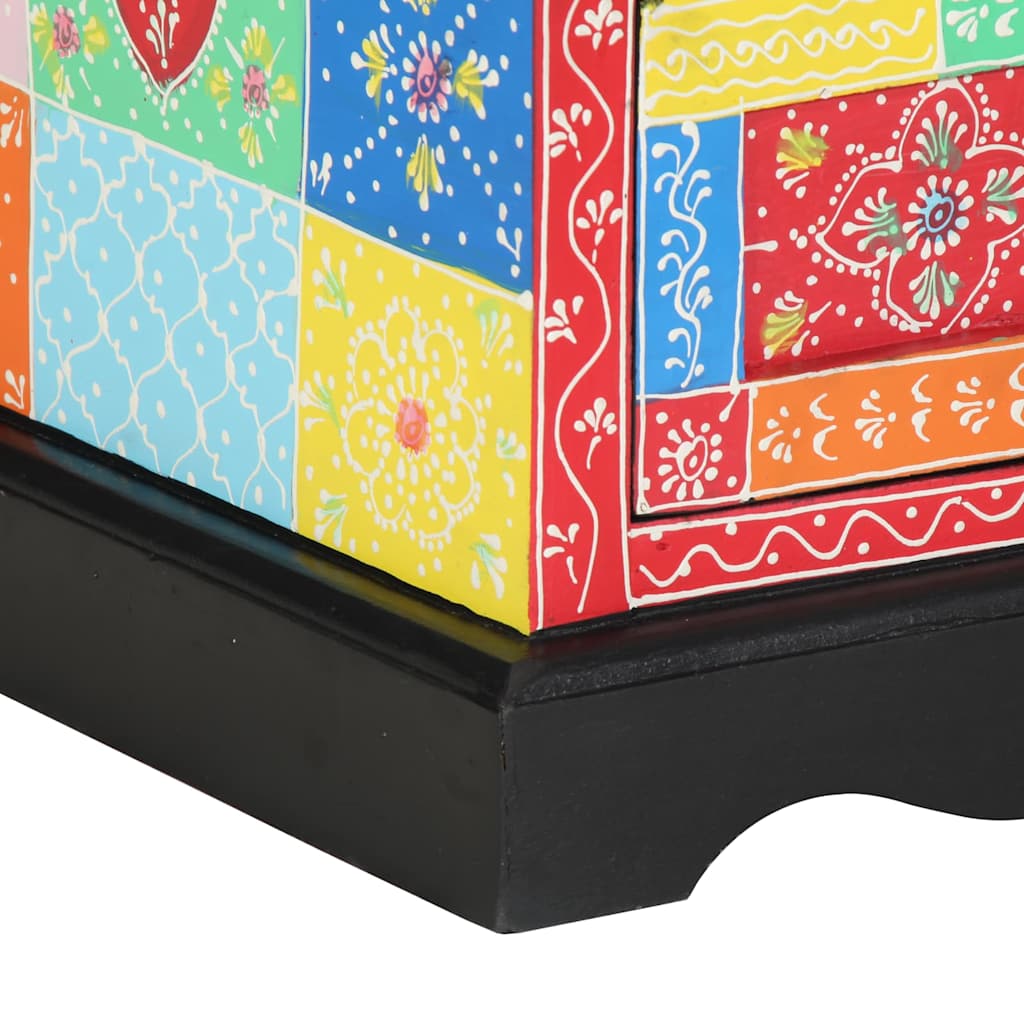 Armario de Noche con cajón 2 pcs Multicolor 40 x 35 x 45 cm