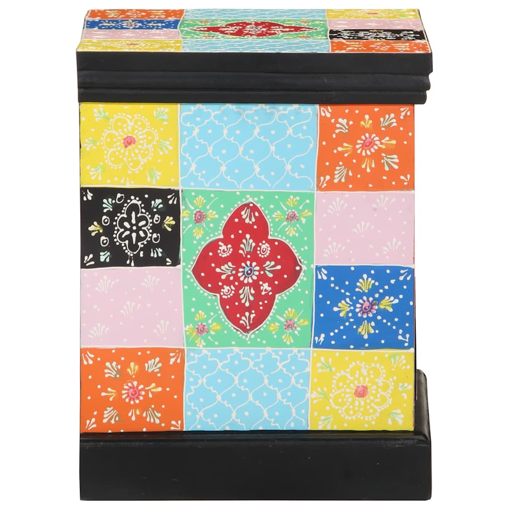 Armario de Noche con cajón 2 pcs Multicolor 40 x 35 x 45 cm