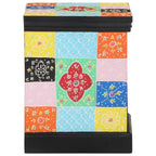 Armario de Noche con cajón 2 pcs Multicolor 40 x 35 x 45 cm