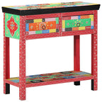Mesa Consola con cajón Multicolor 80 x 35 x 76 cm