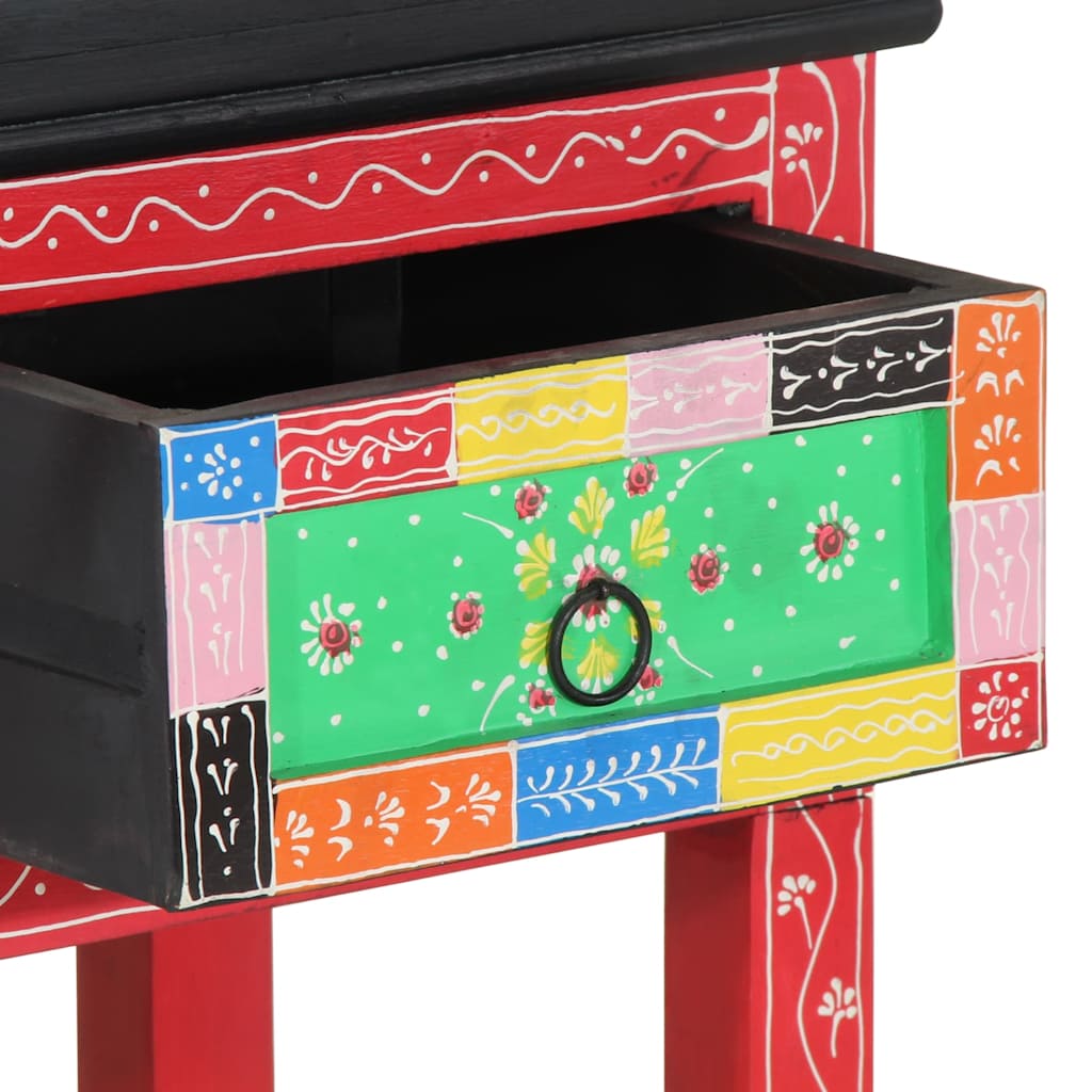 Mesa Consola con cajón Multicolor 100 x 30 x 77 cm