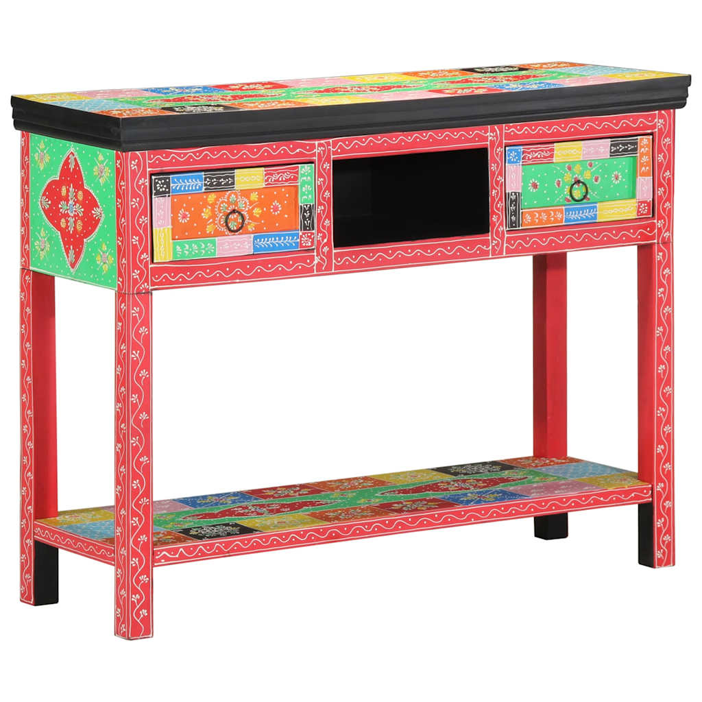 Mesa Consola con cajón Multicolor 100 x 30 x 77 cm