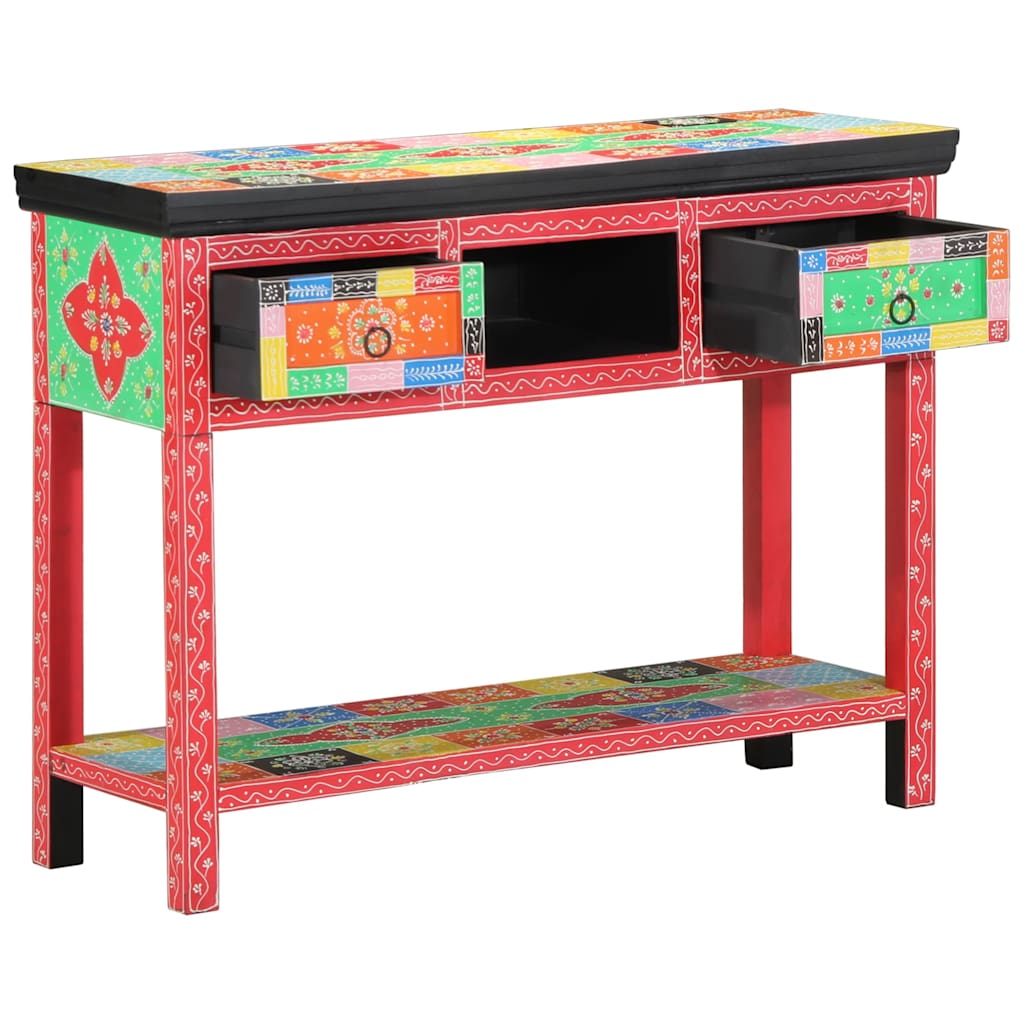 Mesa Consola con cajón Multicolor 100 x 30 x 77 cm
