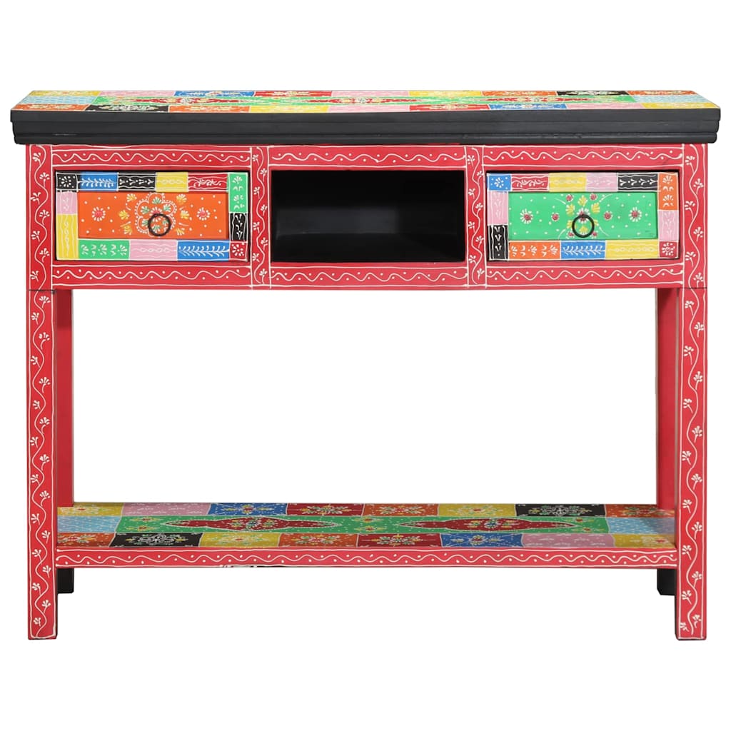 Mesa Consola con cajón Multicolor 100 x 30 x 77 cm