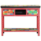 Mesa Consola con cajón Multicolor 100 x 30 x 77 cm