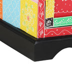 Mesa Consola con estante con puerta Multicolor 50 x 30 x 70 cm