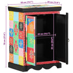 Mesa Consola con estante con puerta Multicolor 50 x 30 x 70 cm