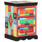 Cajonera Multicolor 40 x 40 x 60 cm Madera de mango maciza
