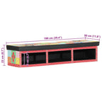 Mueble de TV Multicolor 100 x 30 x 22 cm Madera de ingeniería