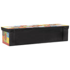 Mueble de TV Multicolor 100 x 30 x 24 cm Madera maciza de Mango