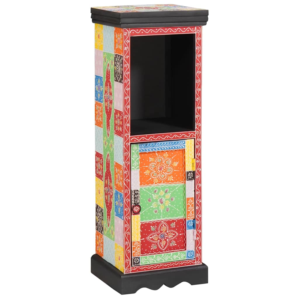 Cómoda Multicolor 30 x 30 x 90 cm Madera de mango maciza