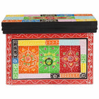 Armario de Noche con cajón 2 pcs Multicolor 40 x 30 x 28 cm