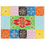 Armario de Noche con cajón 2 pcs Multicolor 40 x 30 x 28 cm