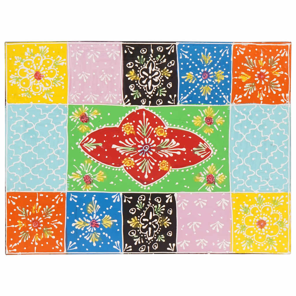 Armario de Noche con cajón 2 pcs Multicolor 40 x 30 x 28 cm