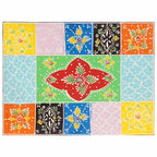 Armario de Noche con cajón 2 pcs Multicolor 40 x 30 x 40 cm
