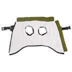 Abrigo perro arnés impermeable reflectante L36 verde militar