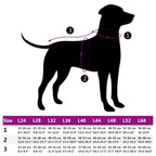 Abrigo perro arnés impermeable reflectante L36 verde militar