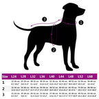 Abrigo perro arnés impermeable reflectante L40 verde militar