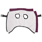 Abrigo para perro con arnés impermeable reflectante L morado