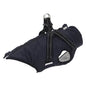 Abrigo perro con arnés impermeable reflectante L32 azul marino