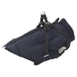 Abrigo perro con arnés impermeable reflectante L44 azul marino