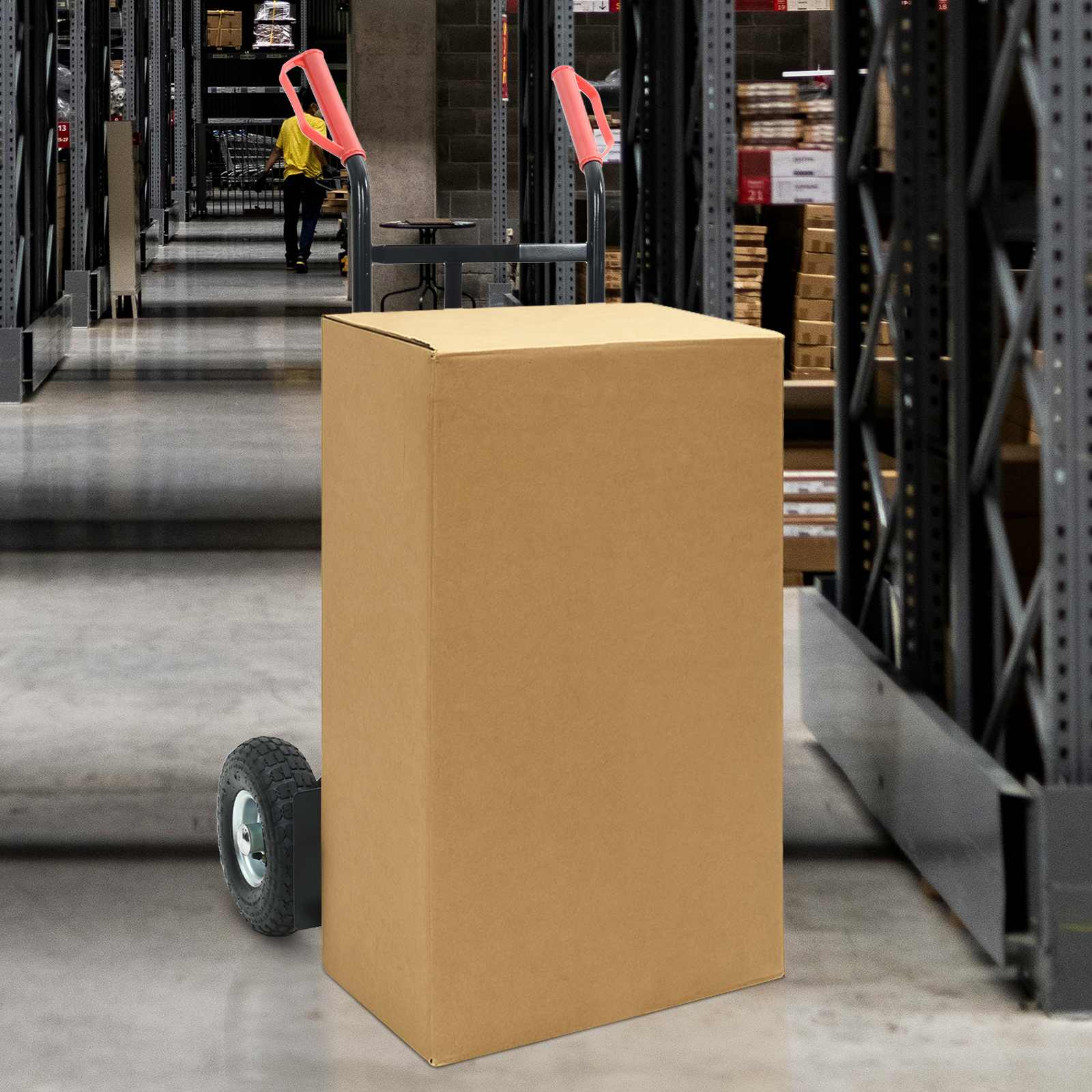 Extendable Hand Truck Blue and Red 49.5 x 53 x 114 cm Steel