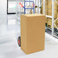 Carro de mano extensible Azul y Rojo 49,5 x 53 x 114 cm Acero