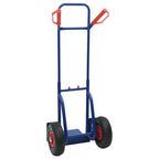 Carro de mano extensible Azul y Rojo 49,5 x 53 x 114 cm Acero